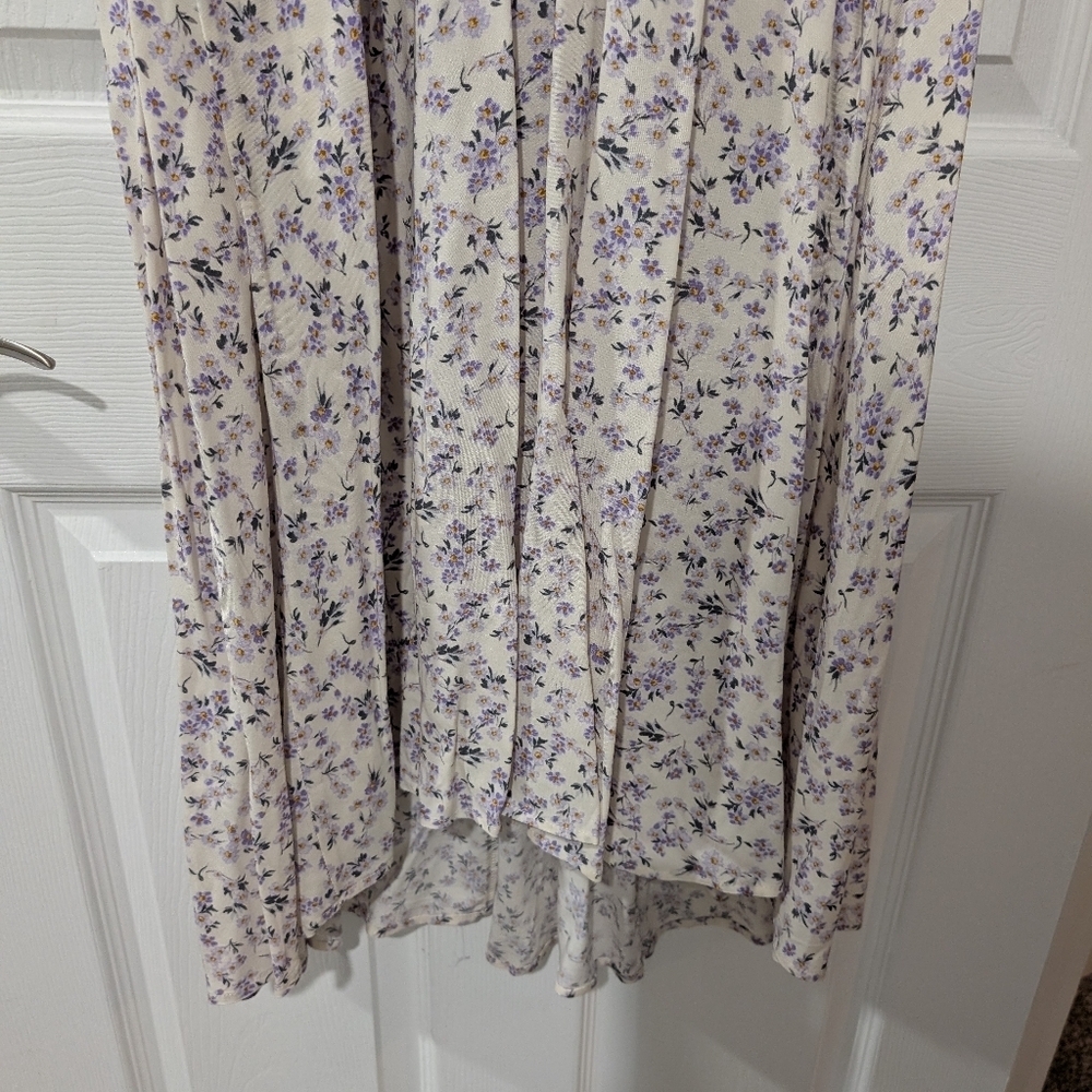 NWT Torrid Ditsy Floral Dew Challis Halter Hi Low Dress in Size 2 (18/20) - Picture 7 of 15